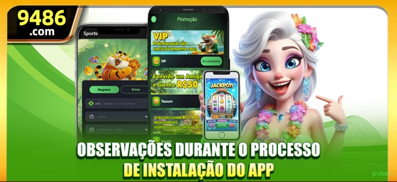 Configurações úteis dentro do app pvbet